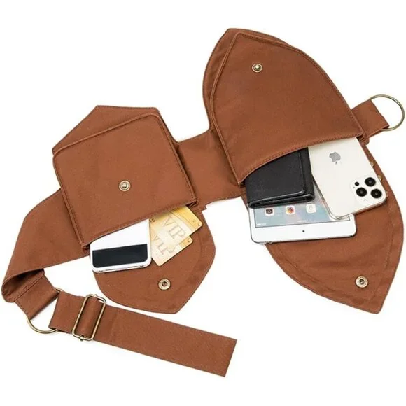 Renaissance Waist Bag Polyester Lightweight Adjustable Thigh Festival Accessorie - Picture 7 of 7